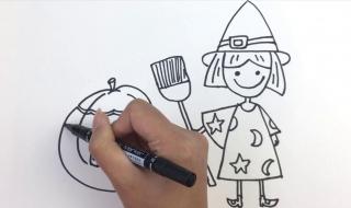 万圣节南瓜简笔画 万圣节南瓜简笔画